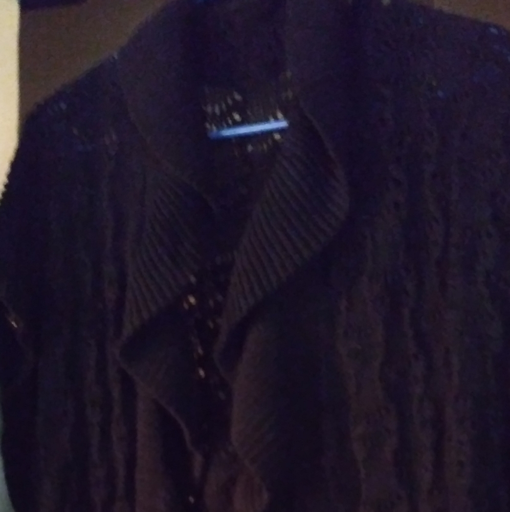 Crocheted sweater